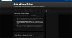 Desktop Screenshot of jazzvideosonline.blogspot.com
