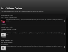 Tablet Screenshot of jazzvideosonline.blogspot.com