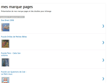 Tablet Screenshot of mesmarquepages.blogspot.com