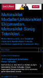 Mobile Screenshot of motorsiklet-tutkusu.blogspot.com