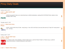 Tablet Screenshot of pinoydailydeals.blogspot.com