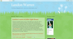 Desktop Screenshot of landonwarren.blogspot.com