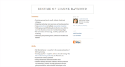 Desktop Screenshot of lraymond.blogspot.com