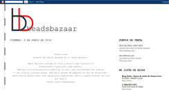 Desktop Screenshot of beadsbazaar.blogspot.com