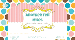 Desktop Screenshot of anothertenmiles.blogspot.com