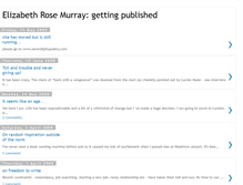 Tablet Screenshot of elizabethrosegettingpublished.blogspot.com