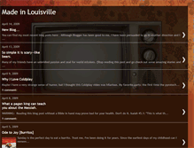 Tablet Screenshot of madeinlouisville.blogspot.com