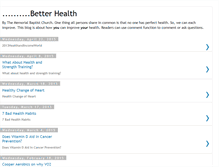 Tablet Screenshot of betterhealthtmbc.blogspot.com