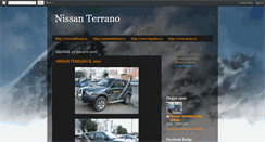 Desktop Screenshot of nissanterrano2.blogspot.com