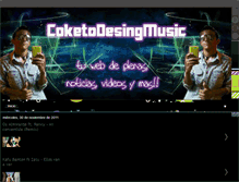 Tablet Screenshot of coketodesingmusic.blogspot.com