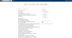 Desktop Screenshot of piuvelocedeldolore.blogspot.com