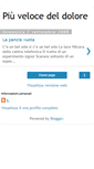 Mobile Screenshot of piuvelocedeldolore.blogspot.com