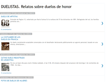 Tablet Screenshot of duelosyduelistas.blogspot.com
