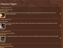 Tablet Screenshot of chamucocigars.blogspot.com