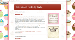 Desktop Screenshot of cakesbykylie.blogspot.com