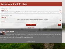 Tablet Screenshot of cakesbykylie.blogspot.com