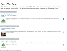 Tablet Screenshot of geertvangele.blogspot.com