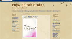 Desktop Screenshot of enjoyholistichealing.blogspot.com