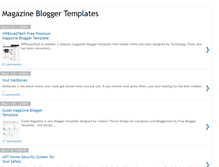 Tablet Screenshot of magazine-theme-collection.blogspot.com