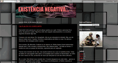 Desktop Screenshot of existencianegativa.blogspot.com