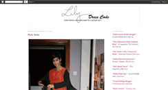 Desktop Screenshot of lilydresscode.blogspot.com