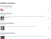 Tablet Screenshot of debbiescreations1.blogspot.com
