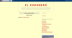 Desktop Screenshot of elkokonero.blogspot.com