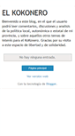 Mobile Screenshot of elkokonero.blogspot.com