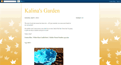 Desktop Screenshot of kalinasgarden.blogspot.com