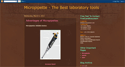 Desktop Screenshot of micropipetteforu.blogspot.com