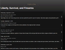 Tablet Screenshot of libertysurvivalfirearms.blogspot.com