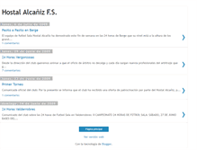 Tablet Screenshot of hostalalcaniz.blogspot.com