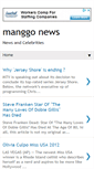 Mobile Screenshot of manggonews.blogspot.com
