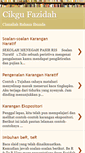 Mobile Screenshot of cikgufazidah.blogspot.com