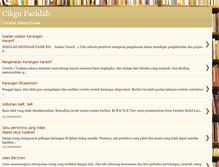 Tablet Screenshot of cikgufazidah.blogspot.com