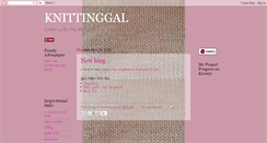 Desktop Screenshot of knittinggal.blogspot.com