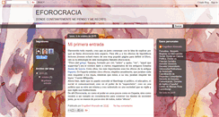 Desktop Screenshot of eforocracia.blogspot.com