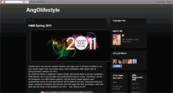 Desktop Screenshot of angolifestyle.blogspot.com