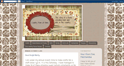Desktop Screenshot of countrymomathome.blogspot.com