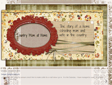 Tablet Screenshot of countrymomathome.blogspot.com