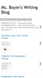 Mobile Screenshot of msboyerwriting.blogspot.com