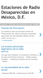 Mobile Screenshot of estacionesderadiodesaparecidas.blogspot.com