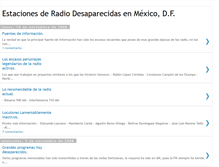 Tablet Screenshot of estacionesderadiodesaparecidas.blogspot.com