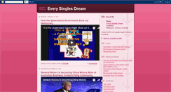 Desktop Screenshot of everysinglesdream.blogspot.com