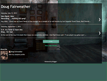 Tablet Screenshot of dougfairweather.blogspot.com