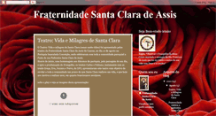 Desktop Screenshot of fraternidadesantaclaraofs.blogspot.com