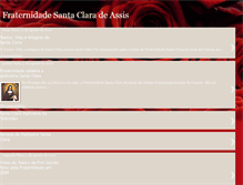 Tablet Screenshot of fraternidadesantaclaraofs.blogspot.com