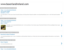 Tablet Screenshot of boxerlandireland.blogspot.com