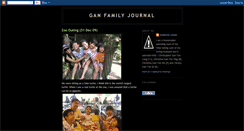 Desktop Screenshot of ganfamilyjournal.blogspot.com