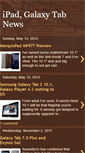 Mobile Screenshot of ipad-galaxytab-news.blogspot.com